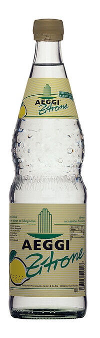 Aeggi Zitronenlimo 0,​7 Liter Glas 