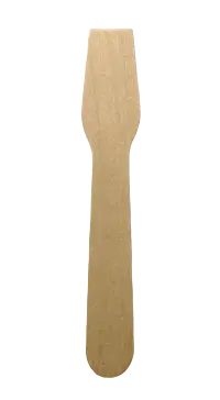 Holzspaten 9,​6cm flach gewachst 100 Stück 