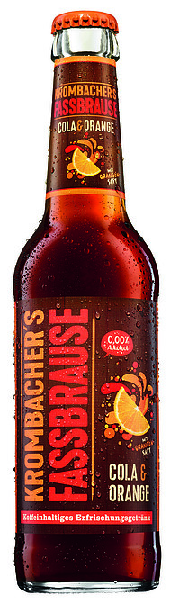 Krombacher Fassbrause Cola &amp; Orange 0,​33 Liter 