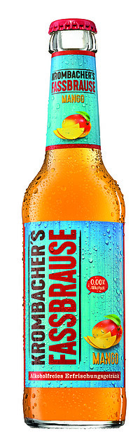 Krombacher Fassbrause Mango 0,​33 Liter 