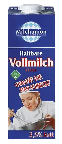Milchunion H-​Milch 3,​5% 1 Liter mit Ausgießer 