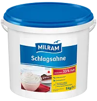 Milram Schlagsahne 33% Eimer 5 Liter 